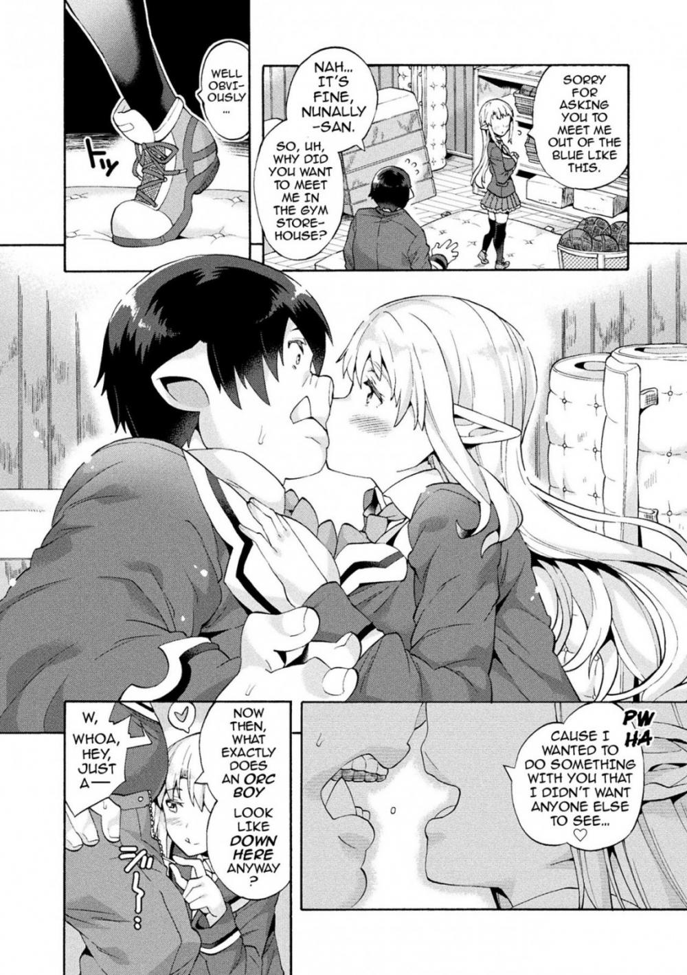 Hentai Manga Comic-Bitch School President Elf's First Time With a Virgin Orc-Chapter 1-7